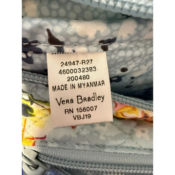 NWOT Vera Bradley Cotton Sling Backpack, Retired Floating Garden Floral Preppy - Picture 8 of 8